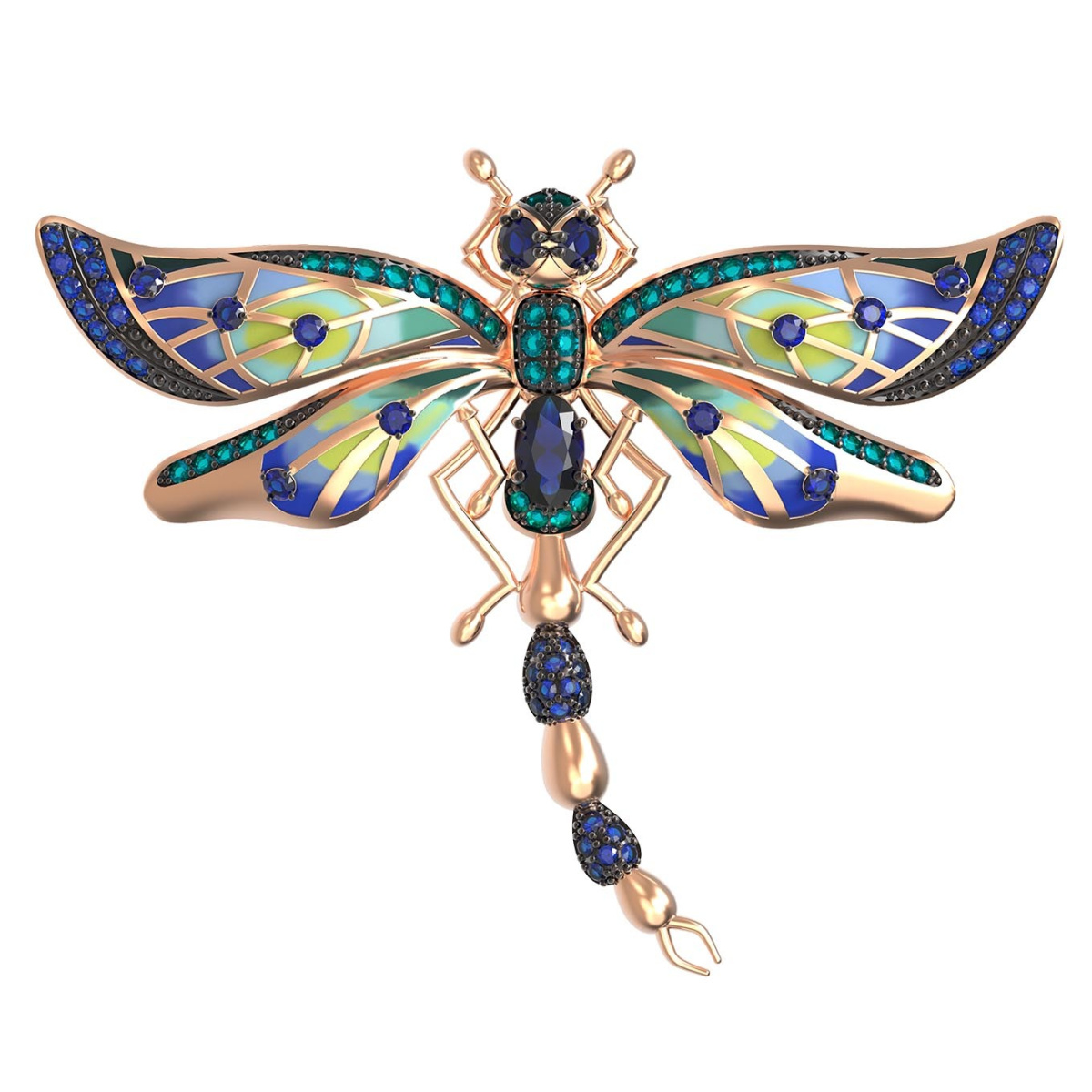 Т3-450-1-17-Н +серт. Брошь (Au 585)