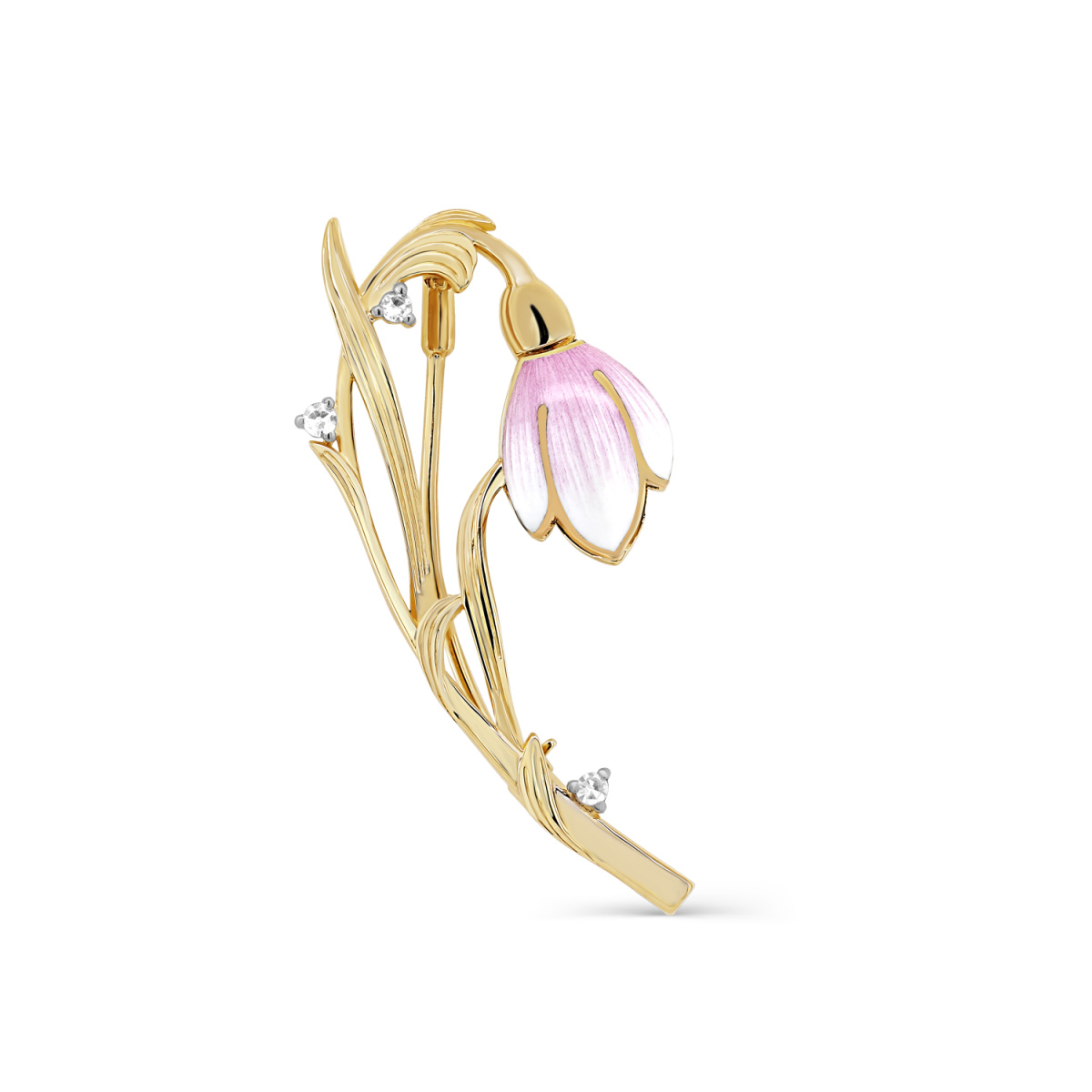 15-21717-1001 №4-24 Брошь (Au 585)