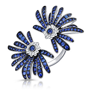 HF05467R-W-SBR Кольцо (Au 585)