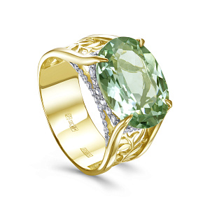 11-21990-21100 №4-25 Кольцо (Au 585)