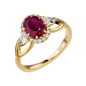 1_05534 (руб) Кольцо (Au 585)