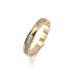 ММ-34-14бр/ж Кольцо (Au 585)