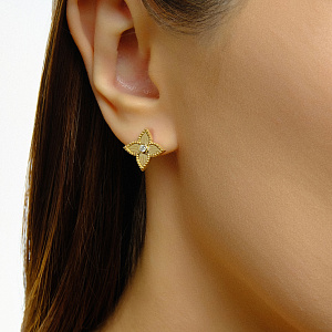 RSHE058/ 123000581260 Серьги (Au 585)