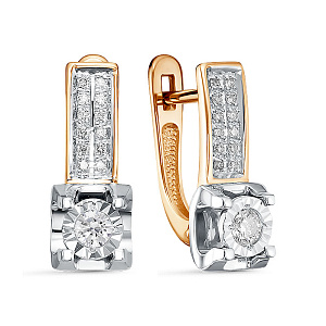 С3024-120 Серьги (Au 585)