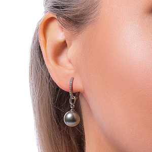 СПет32 б Серьги (Au 585)