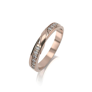 ММ-34-14бр/к Кольцо (Au 585)