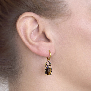 BUGE466-6 Серьги (Ag 925)