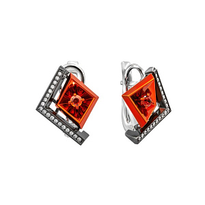 Зс-14100 Серьги (Au 585)