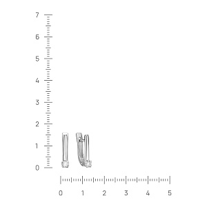 12-12017-1000 №3-24 Серьги (Au 585)