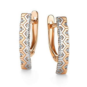 26442-100 Серьги (Au 585)