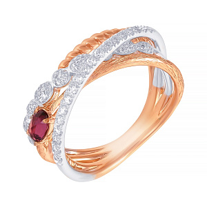 M1924R-0006 Кольцо (Au 585)