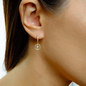 TMSEK-G/ PIR0096925 Серьги (Au 585)