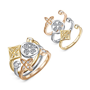 дф1102145р Кольцо (Au 585)