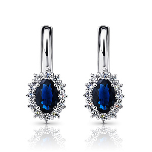 ПС-206С-01 Серьги (Pt 950)