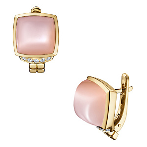 020565-Ж Серьги (Au 750)