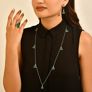 SN12520A-MLT/ GM0171527 Колье (Ag 925)