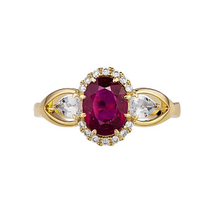 1_05534 (руб) Кольцо (Au 585)