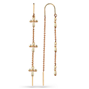 002-0332-0000-010 Серьги (Au 585)