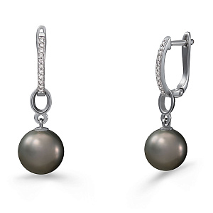 СПет32 б Серьги (Au 585)