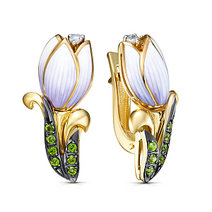 12-21718-20922 №24-23 Серьги (Au 585)