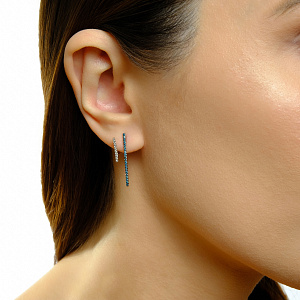 D264KW/ PIR0076651 Серьги (Au 750)