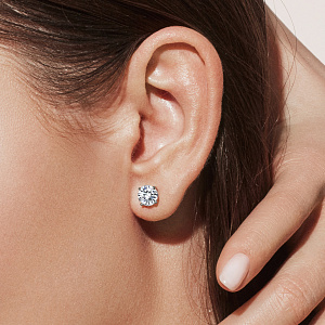 ER701 +серт. Серьги (Au 585)