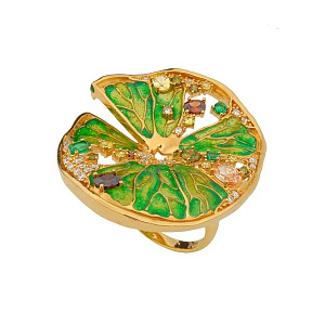 EXR264-1GR Кольцо (Ag 925)