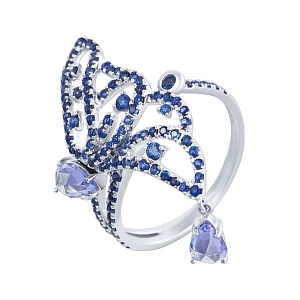 R14018S-TZ/N Кольцо (Au 585)