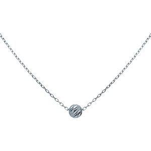 E47_AFsh8_KL_WG Колье (Ag 925)