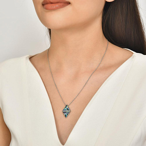 SN12511A-ABL/ GM0170448 Колье (Ag 925)