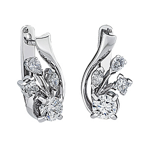 020189 Серьги (Au 750)