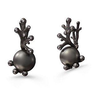 СПет02 Серьги (Au 585)