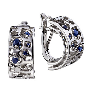 Зс-2325 Серьги (Au 585)