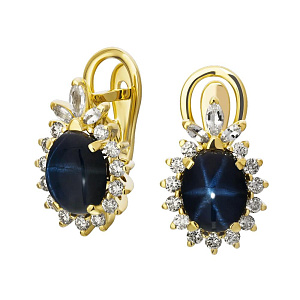 2_02938 750 (сап) Серьги (Au 750)