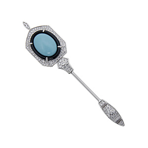 CITBR535 Брошь (Ag 925)