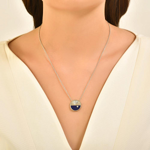 SN12509A-LPS/ GM0170920 Колье (Ag 925)