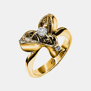 Зк-10127 Кольцо (Au 585)