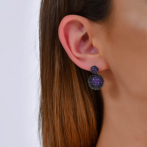 KRHE0003-CZ/ GM00173417 Серьги (Ag 925)