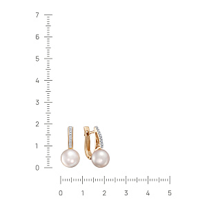 12-01936-1500 №2-25 Серьги (Au 585)
