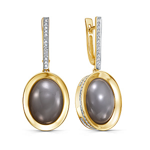 12-21528-8700 №5-25 Серьги (Au 585)