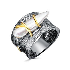 YR03279_KO_WB_BJ Кольцо (Ag 925)