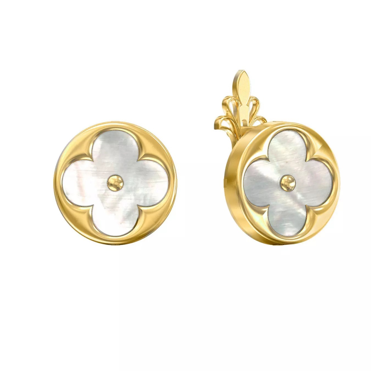 08-Т-2652П-1 +серт. Серьги (Au 585)