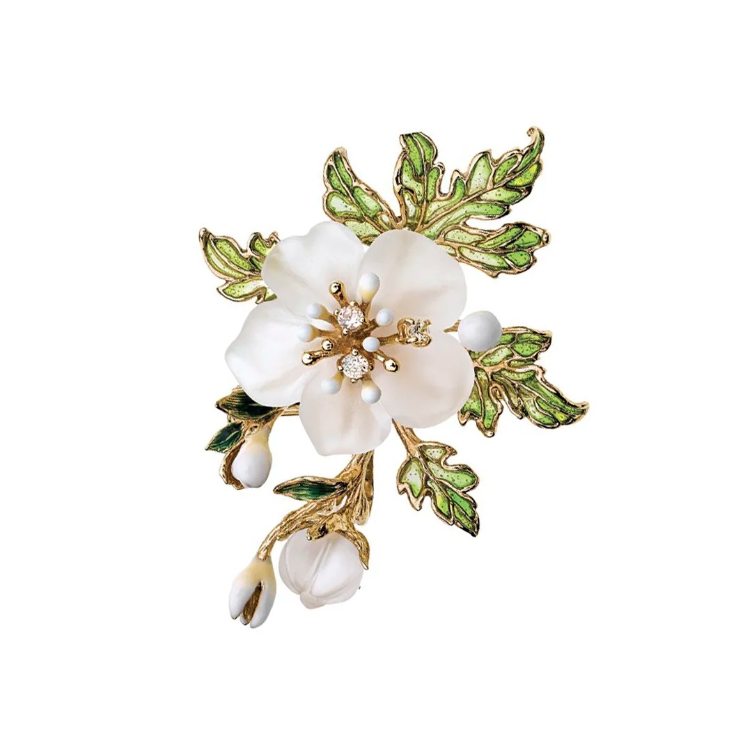 CAPBR350 Брошь (Ag 925)