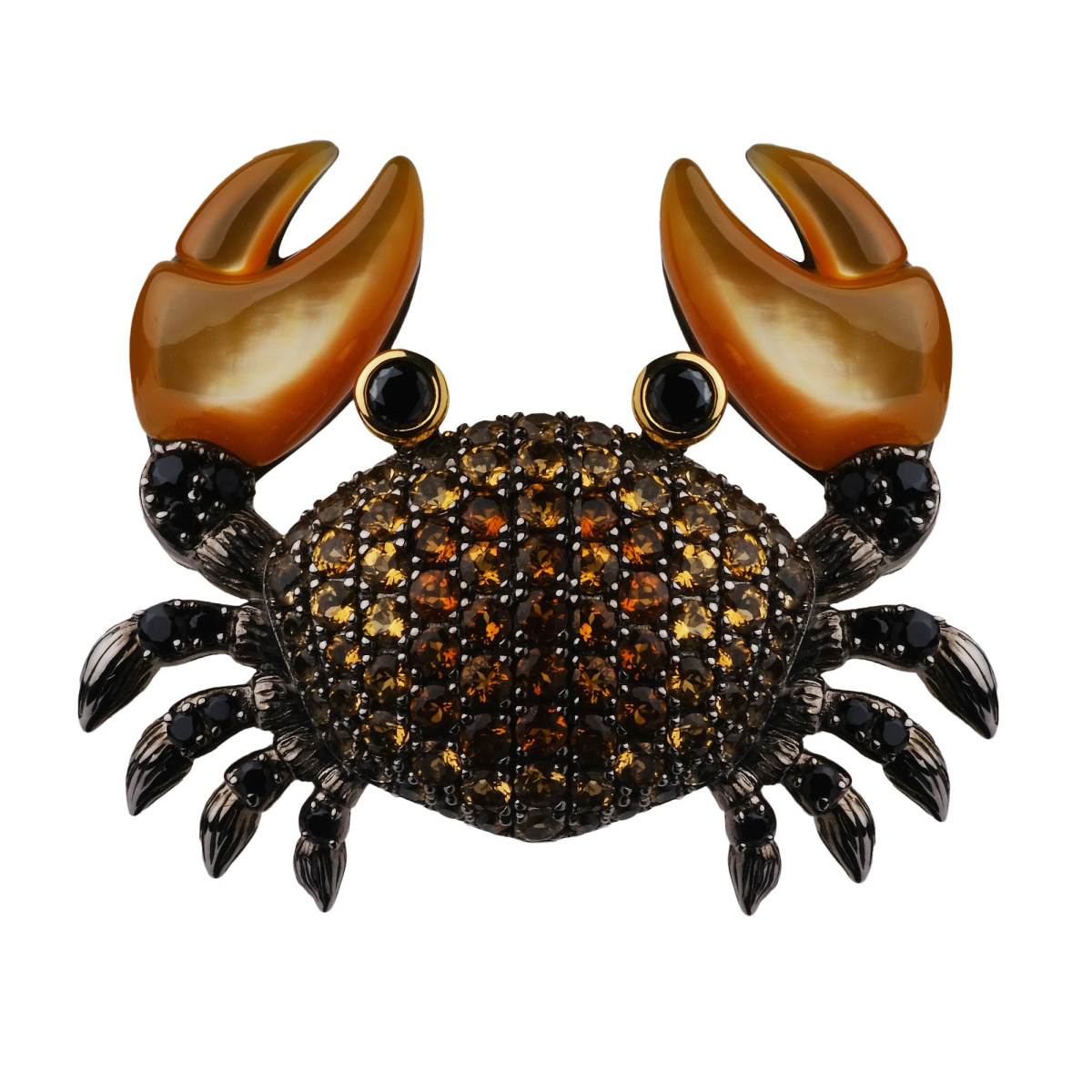 EDBR372-7 Брошь (Ag 925)