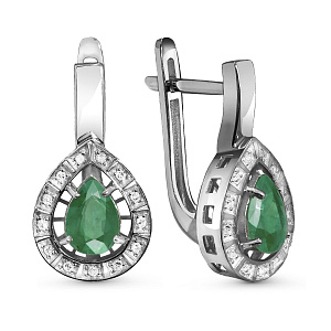 02-P0693-03-110-07-03 Серьги (Au 585)