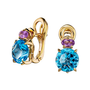 2_05512 (сап) Серьги (Au 750)