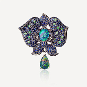 RSBR759OPGG Брошь (Ag 925)