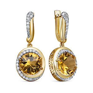 12-22150-2900 №2-25 Серьги (Au 585)