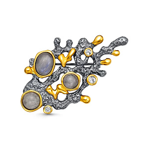 YP02719_BRP_LK_BJ Брошь (Ag 925)