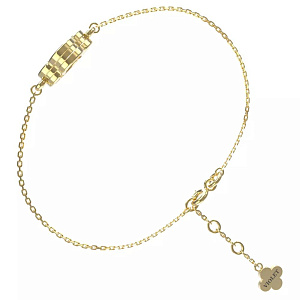 08-Т-5188П-1 +серт. Браслет (Au 585)